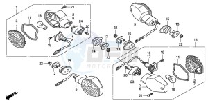 CBR1000RR drawing WINKER (CBR1000RR6/7)