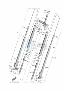 CZD300-A XMAX 300 (BY37) drawing WATER PUMP