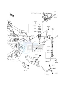 Z250SL BR250EFF XX (EU ME A(FRICA) drawing Rear Master Cylinder