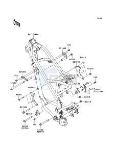 D-TRACKER_125 KLX125DDF XX (EU ME A(FRICA) drawing Engine Mount