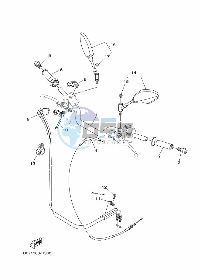 STEERING HANDLE & CABLE