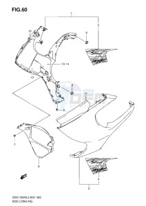 GSX1300R drawing SIDE COWLING L2