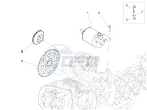 LX 125 4T 3V ie Taiwan drawing Starter - Electric starter