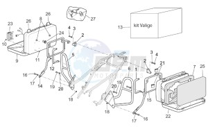 Pegaso 650 ie drawing Side cases