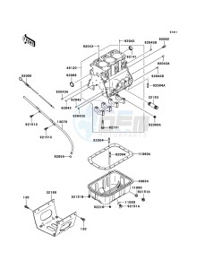 MULE 3010 DIESEL 4x4 KAF950-B3 EU drawing Crankcase