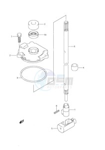 DF 140 drawing Clutch Rod (S/N 682149 & Newer)