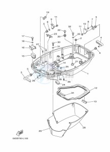 E60HWDL drawing BOTTOM-COWLING