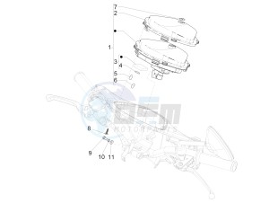 Liberty 125 4t 3v ie e3 drawing Meter combination - Cruscotto