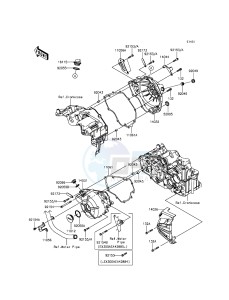 NINJA 300 EX300AEF XX (EU ME A(FRICA) drawing Engine Cover(s)