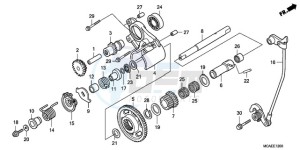 GL1800A ED drawing REVERSE GEAR