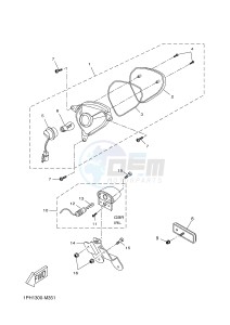 NS50F AEROX 4 (1GB1 1GB1 1GB1) drawing TAILLIGHT