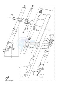 VMX17 VMAX17 1700 VMAX (2S3U) drawing FRONT FORK