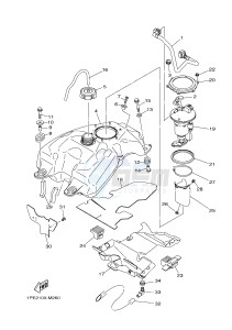 YFM700R YFM70RSSH RAPTOR 700 SPECIAL EDITION 2 (B46B) drawing FUEL TANK