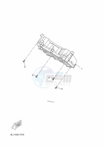 YP400RA XMAX 400 TECH MAX (BL15) drawing METER