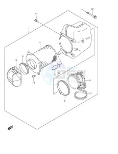 VZ800 (E3-E28) MARAUDER drawing FRONT AIR CLEANER