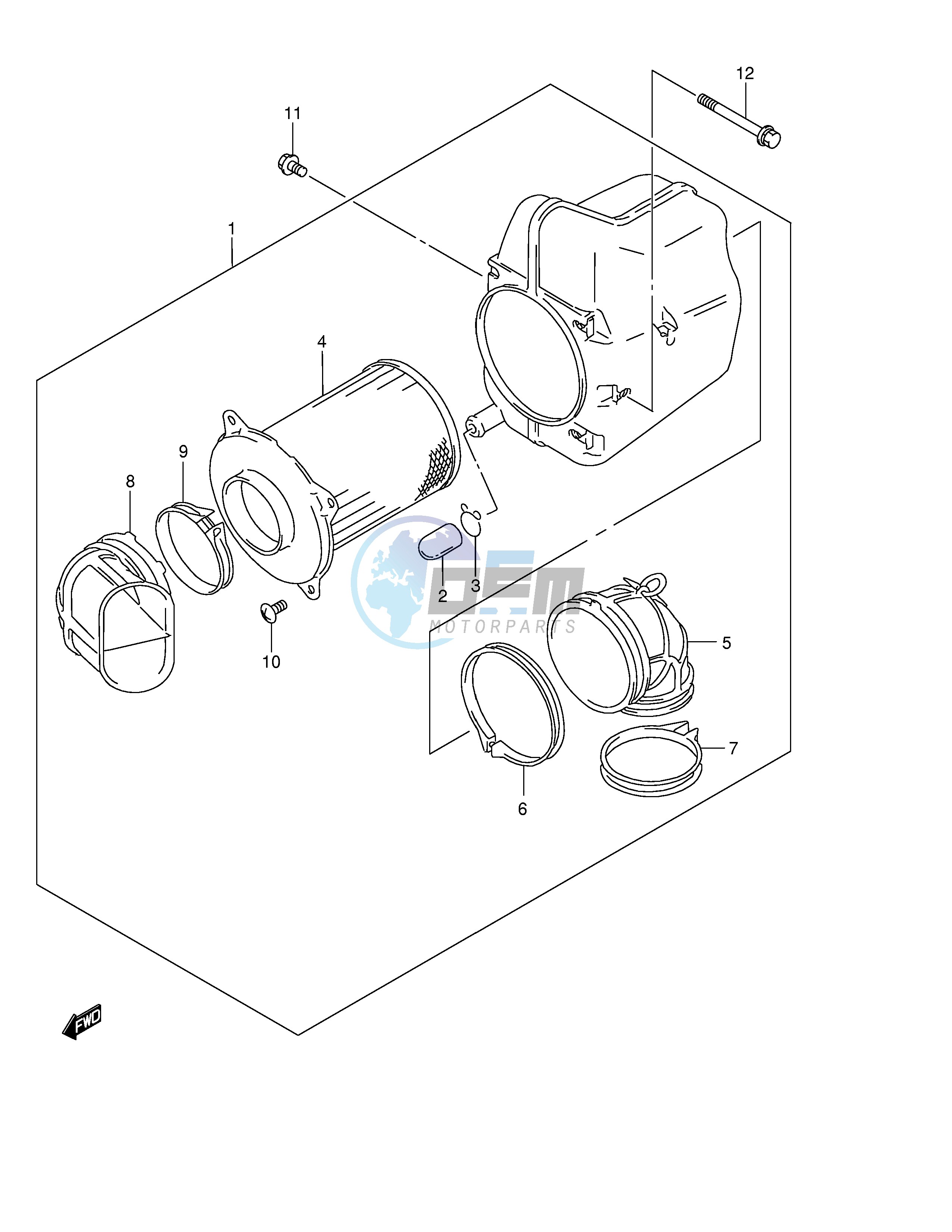 FRONT AIR CLEANER