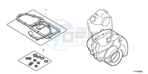 CBR125RTD CBR125RT UK - (E) drawing GASKET KIT B