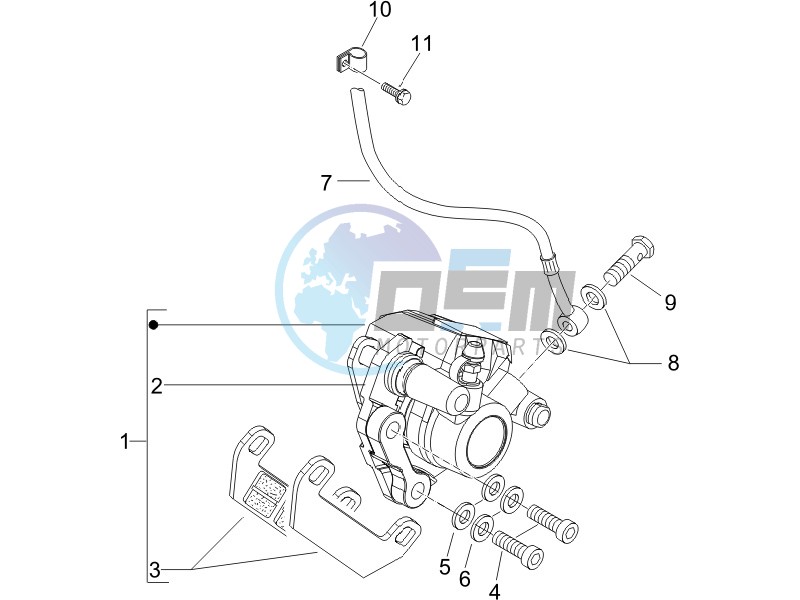 Brakes pipes - Calipers