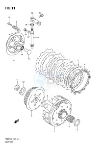 RM85 (P03) drawing CLUTCH