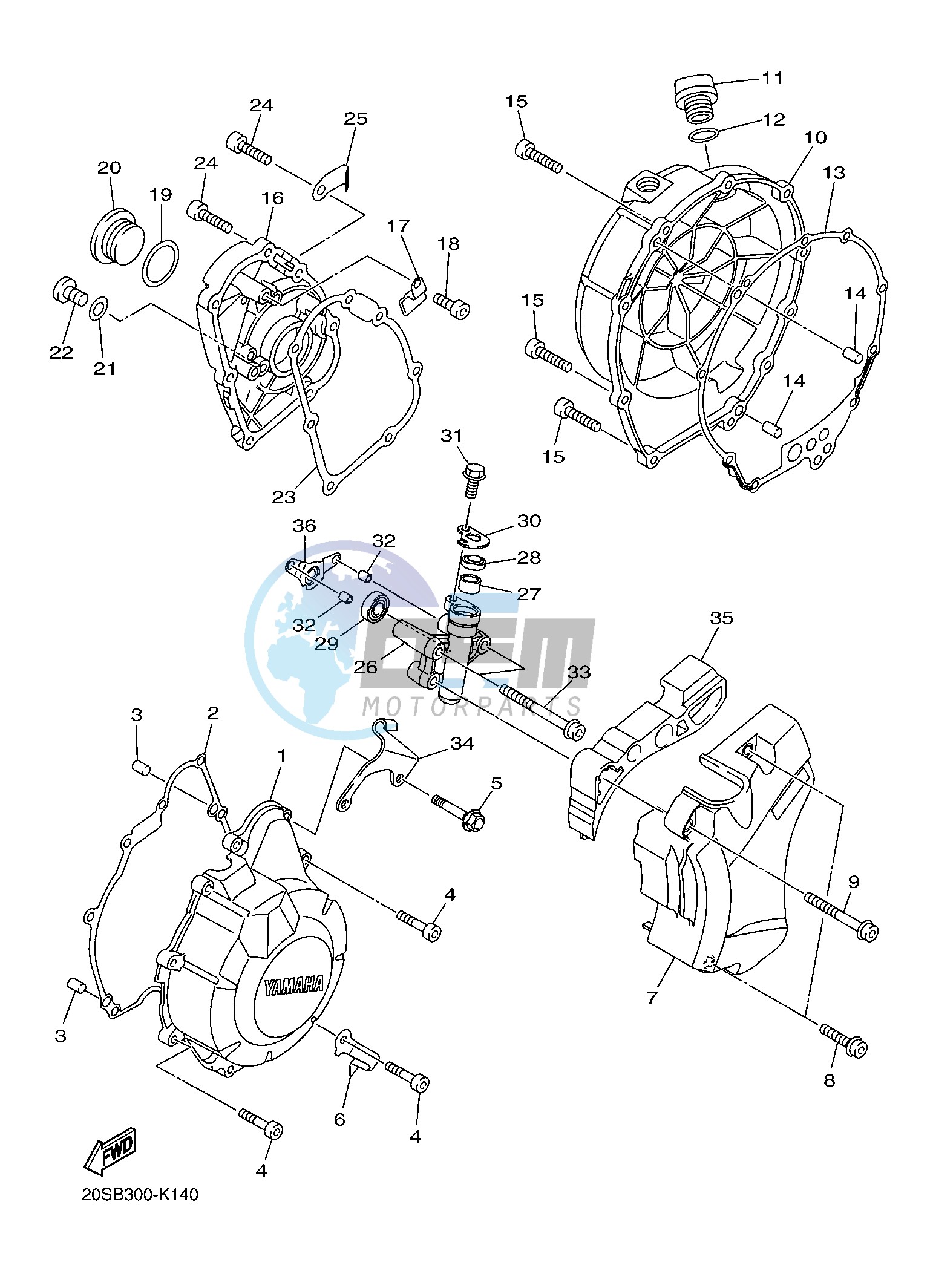 CRANKCASE COVER 1