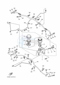 YXM700E YX70MPP (BHFF) drawing MASTER CYLINDER