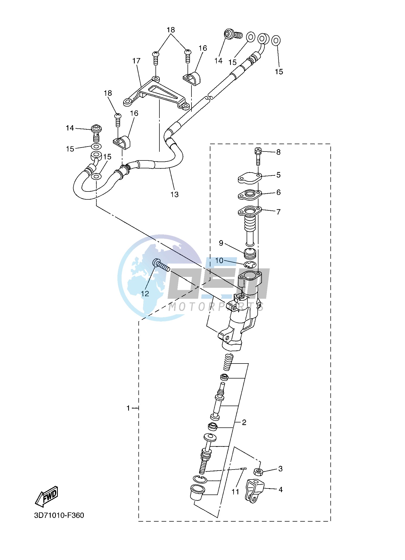 REAR MASTER CYLINDER