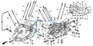 VTX1300S drawing CRANKCASE