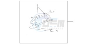 VT750C2 drawing MAINTENANCE STAND