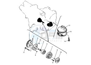 FZS FAZER 600 drawing OIL PUMP