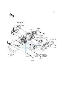 NINJA_ZX-6R ZX636EEF FR GB XX (EU ME A(FRICA) drawing Headlight(s)