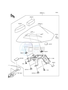 ER-6F EX650EFF XX (EU ME A(FRICA) drawing Accessory(Single Seat Cover)