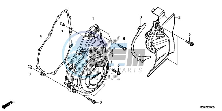 A.C. GENERATOR COVER