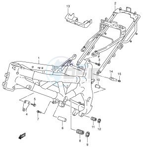 SV650 (E2) drawing FRAME