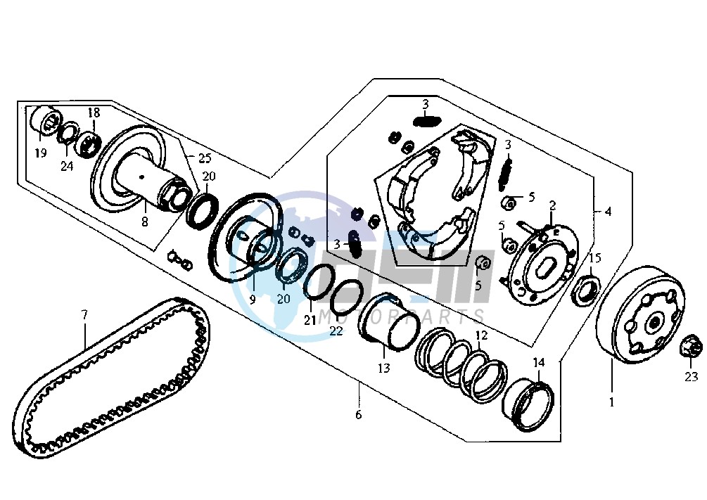 DRIVEN PULLEY