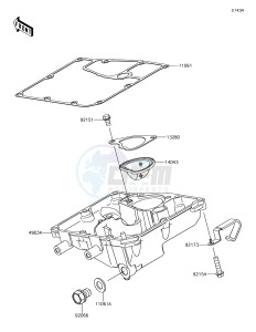 NINJA 650 EX650KJF XX (EU ME A(FRICA) drawing Oil Pan