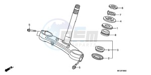 CBR600RR9 Europe Direct - (ED / MME SPC) drawing STEERING STEM