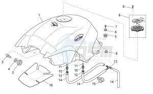 Norge 1200 IE 8V EU and 2016 USA-CN drawing Fuel tank