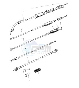 G5 100 drawing CABLES -- 72-73 G5-A- -