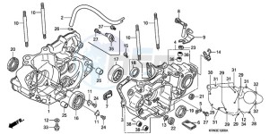 CRF250R9 Australia - (U / BLA) drawing CRANKCASE