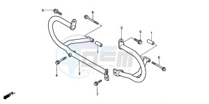 GL1500CD drawing ENGINE GUARD