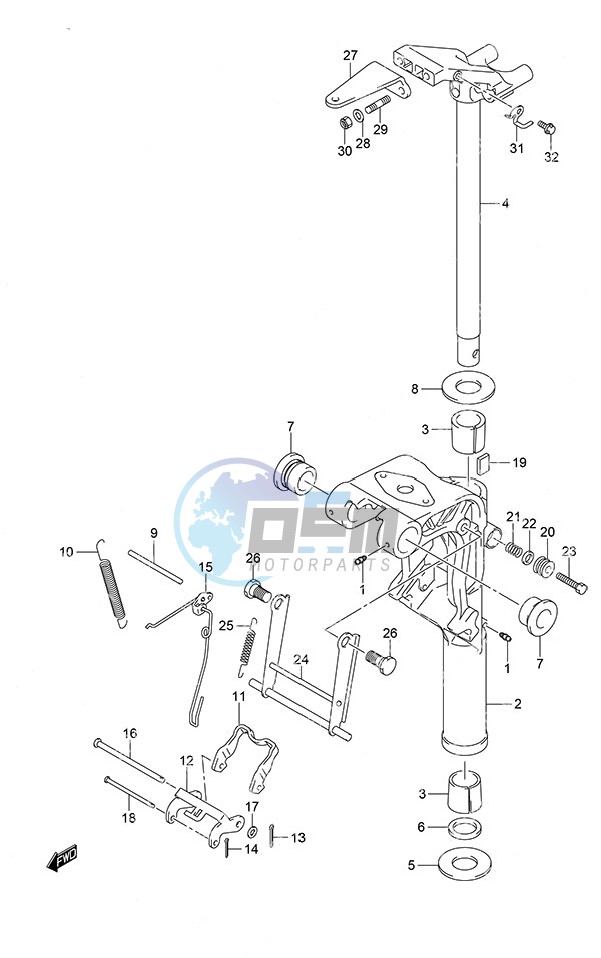 Swivel Bracket Remote Control