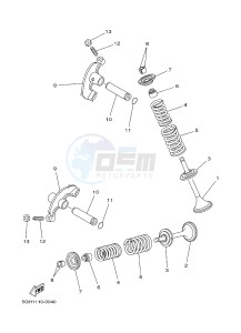 YFM450FWAD YFM45FGPHB GRIZZLY 450 EPS HUNTER (1CTG 1CTH 1CU9) drawing VALVE