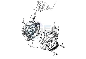 XT R 125 drawing CRANKCASE