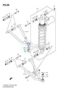 LT-R450 (E28-E33) drawing SUSPENSION ARM (LT-R450ZL1 E28)