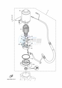 LF250CA drawing TILT-SYSTEM-2