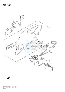 SFV650 (E3-E28) Gladius drawing SEAT (SFV650AL1 E33)