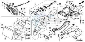 CBR1000RRD Fireblade - CBR1000RR UK - (E) drawing TAILLIGHT