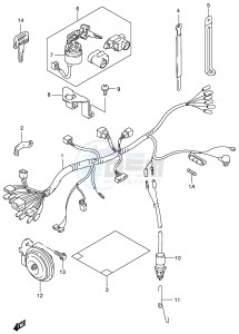 TS185ER (E1) drawing WIRING HARNESS (E1,E24,E71)