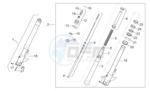 Tuono 1000 drawing Front fork i