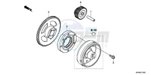 TRX420TMB TRX420 ED drawing STARTING GEAR